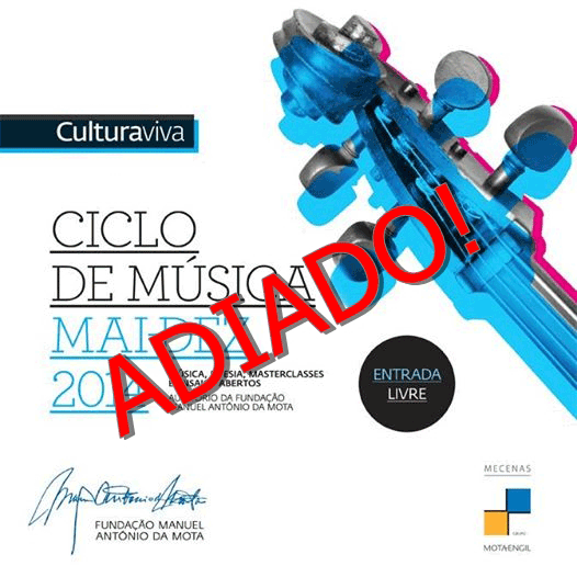 Concerto Culturaviva de 14 dezembro foi adiado