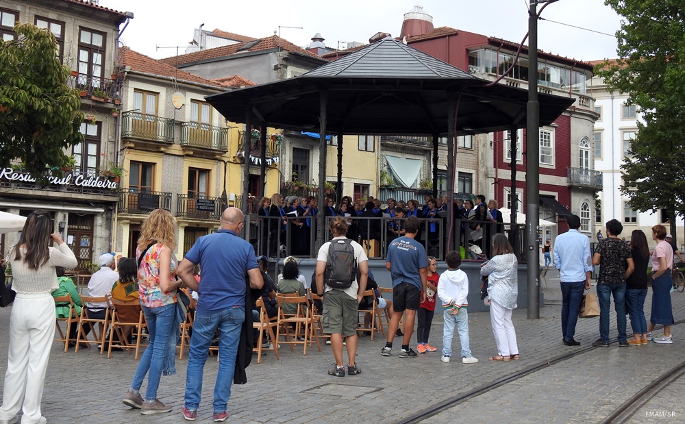 O Coro da Fundação regressou ontem ao Coreto do Jardim da Cordoaria