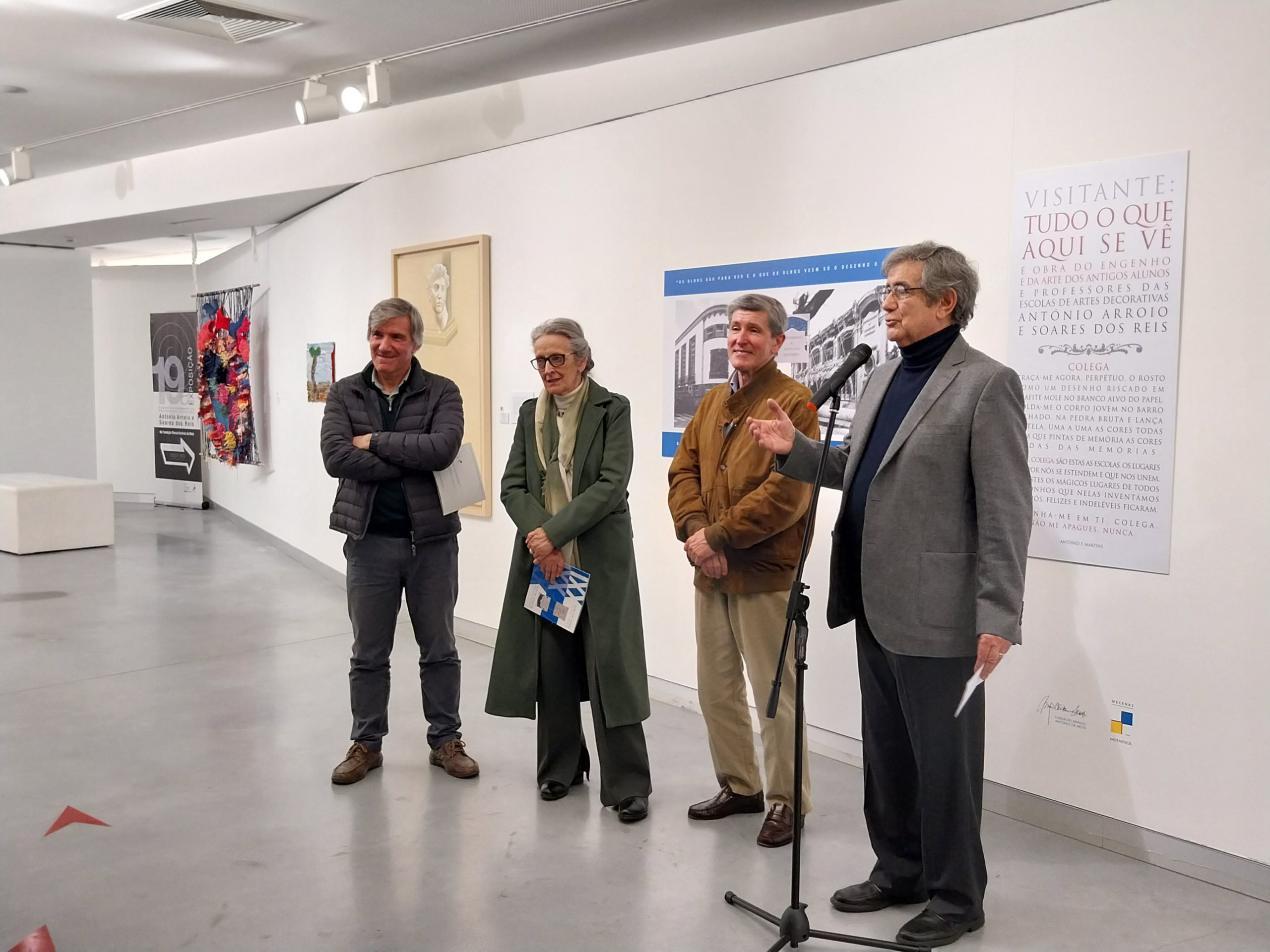 Inauguração da 21ª Exposição dos ex-alunos e professores das Escolas António Arroio e Soares dos Reis