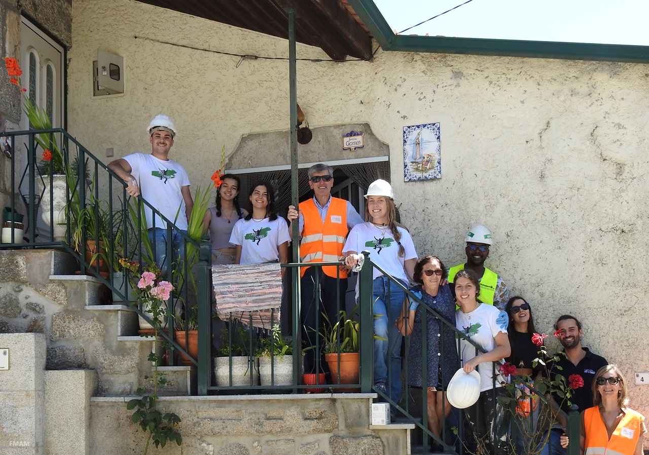 Ação de voluntariado corporativo em Fornos de Algodres