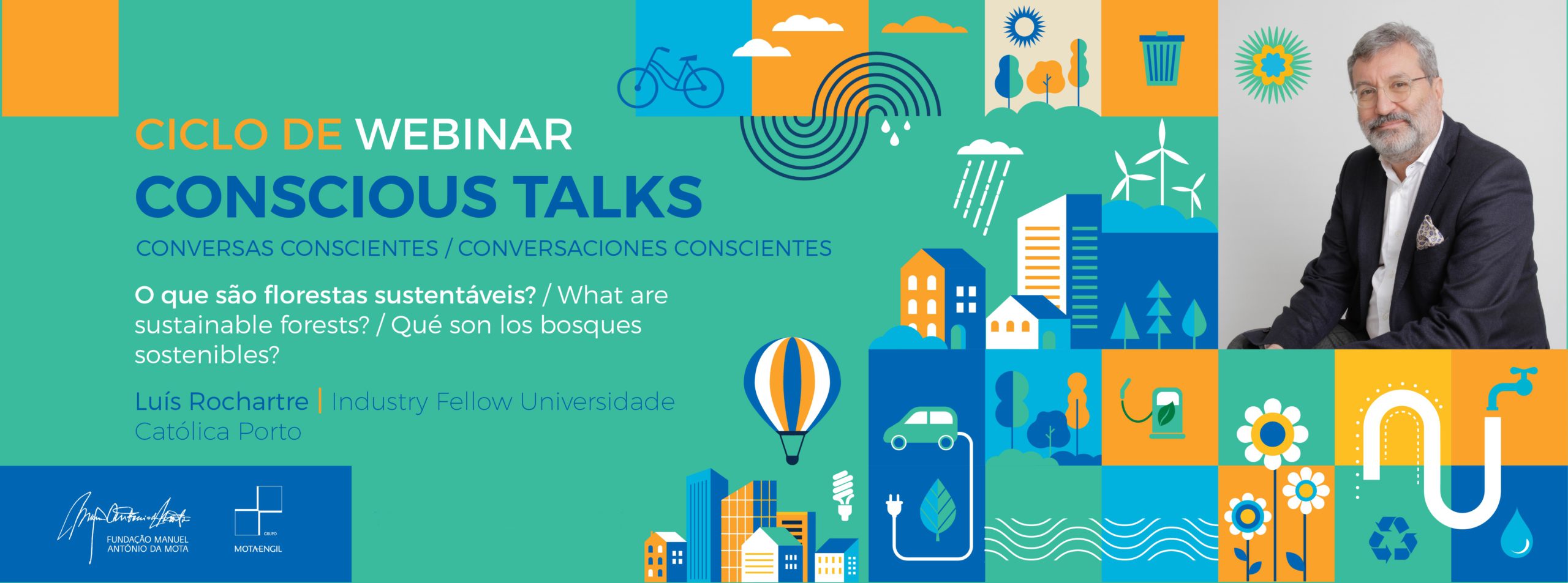 Fundação promoveu Webinar “O que são florestas sustentáveis?” com Luís Rocharte