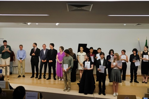 Fundação acolheu concerto de laureados das categorias júnior do Concurso Internacional Santa Cecília